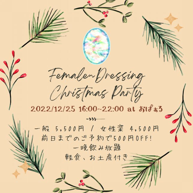 Female Dressing Christmas Party